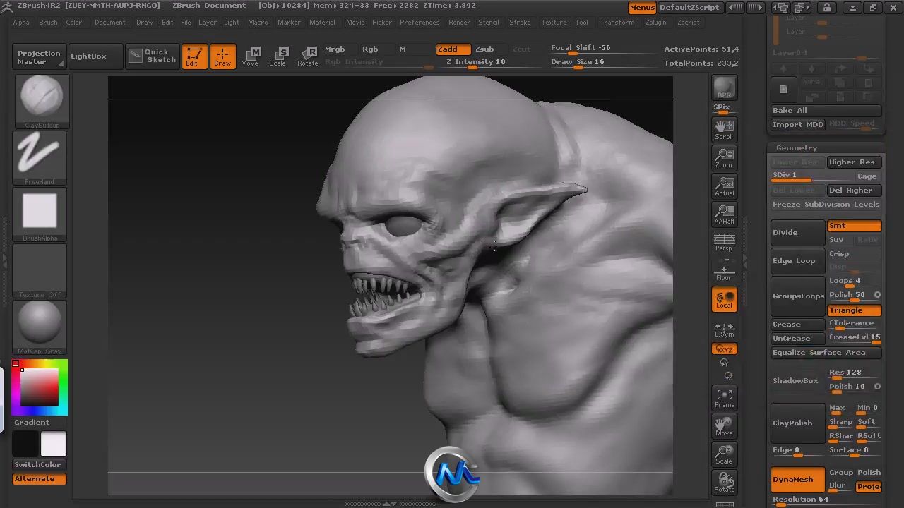 ZBrush恶魔角色制作视频教程 Digital-Tutors Creating a Portfolio-Ready Demon Co...