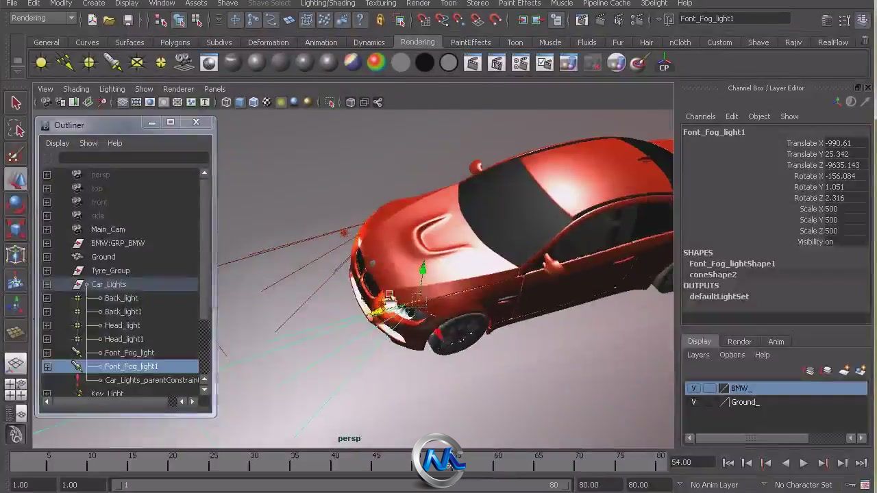 Nuke与Maya角色三维场景合成特效视频教程 Digital-Tutors Integrating a 3D Vehicl...