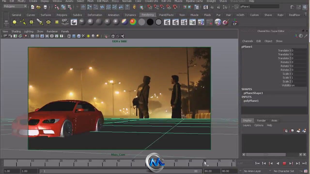 Nuke与Maya角色三维场景合成特效视频教程 Digital-Tutors Integrating a 3D Vehicl...