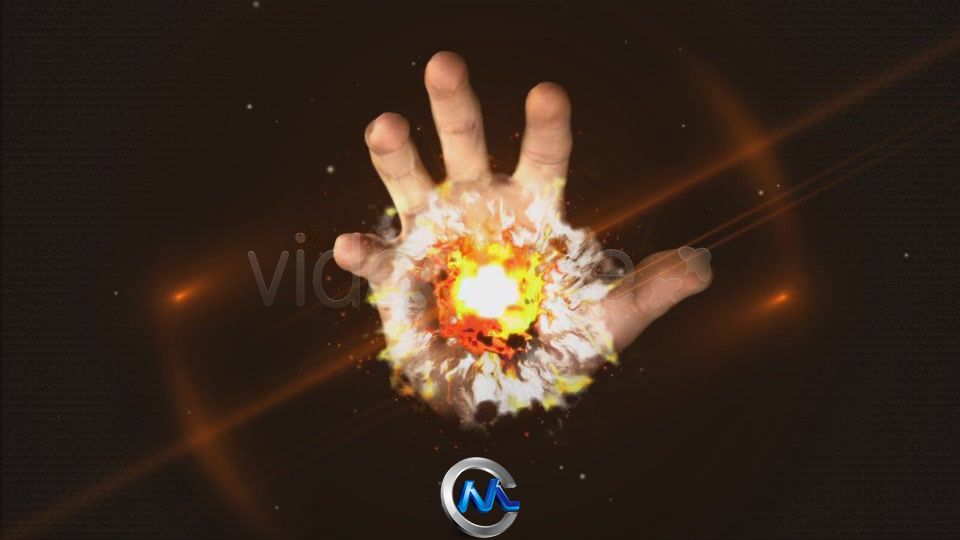 魔术手掌Logo标志演绎AE模板 Videohive Magic Hand Logo Sting 4419103 Project fo...