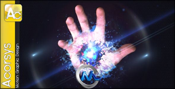 魔术手掌Logo标志演绎AE模板 Videohive Magic Hand Logo Sting 4419103 Project fo...