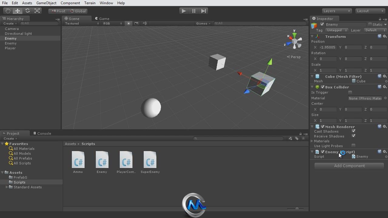 Unity中C#技术训练视频频教程 3DMotive C# for Unity