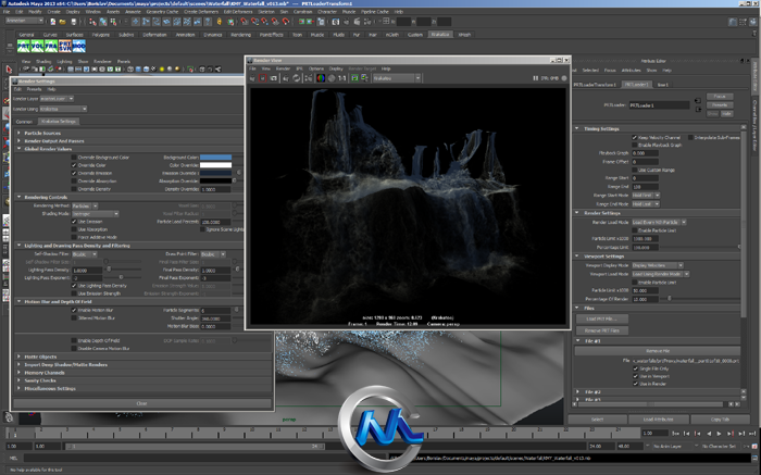 Maya粒子渲染器V2.1.8版 Thinkbox Krakatoa MY v2.1.8.51287 for Maya 2011-2014 W...