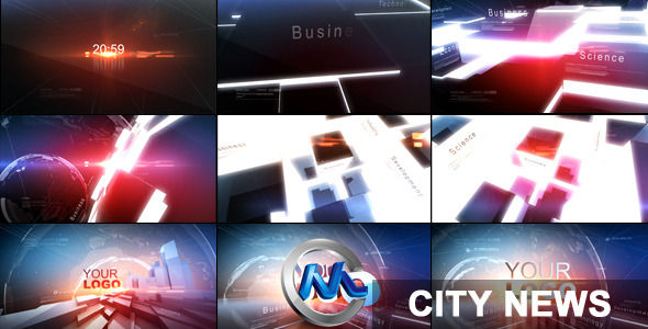 城市新闻AE模板 Videohive City News 2020954 Project for After Effects