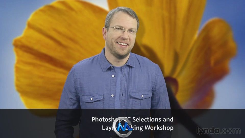 Photoshop CC图层蒙板与遮罩训练视频教程 Lynda.com Photoshop CC Selections and ...