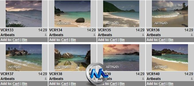 加勒比海海滩高清实拍视频素材合辑 Artbeats Caribbean Beaches V-Line