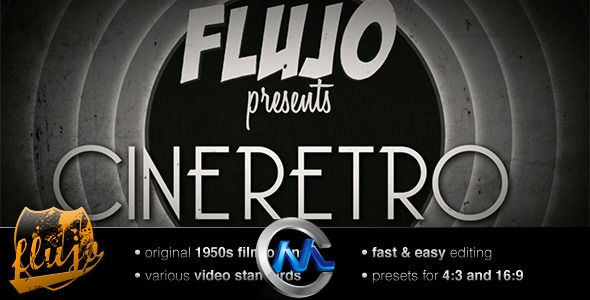 50年代复古开场AE模板 VideoHive CineRetro 139057 Project for After Effects