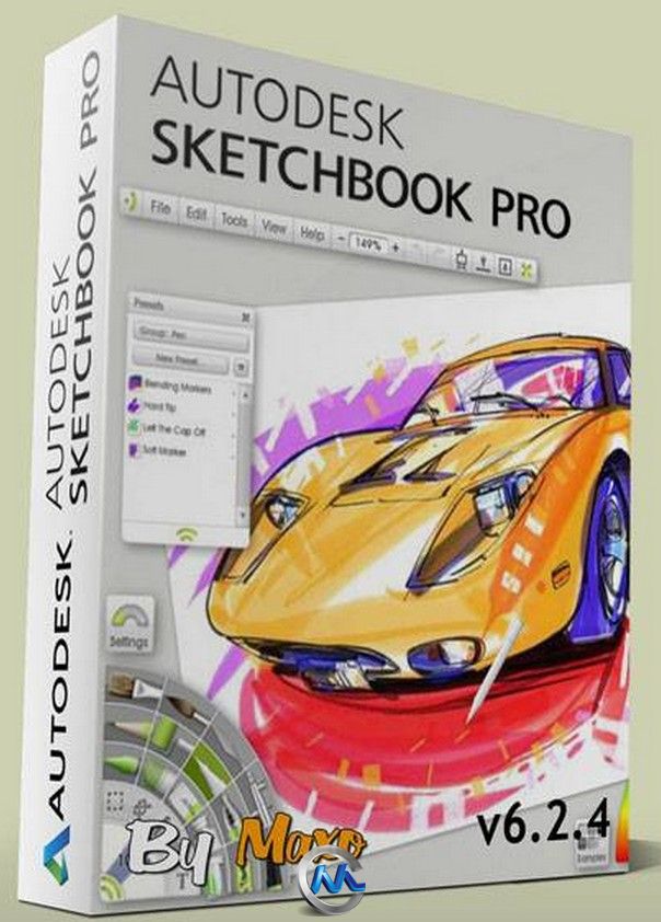 SketchBook欧特克数字绘画设计软件V6.2.4版