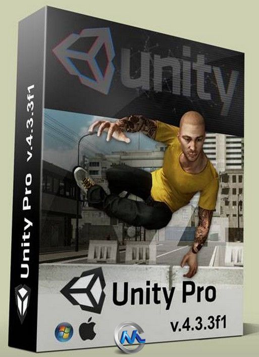 Unity3D游戏开发工具软件V4.3.3f1版