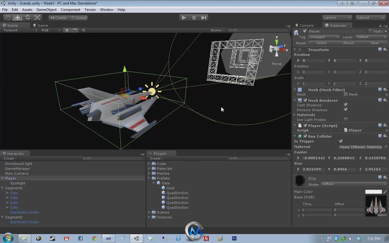 Unity射击游戏制作基础训练视频教程