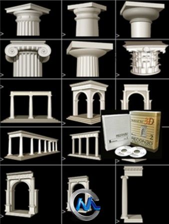 古历史雕刻建筑3D模型合辑