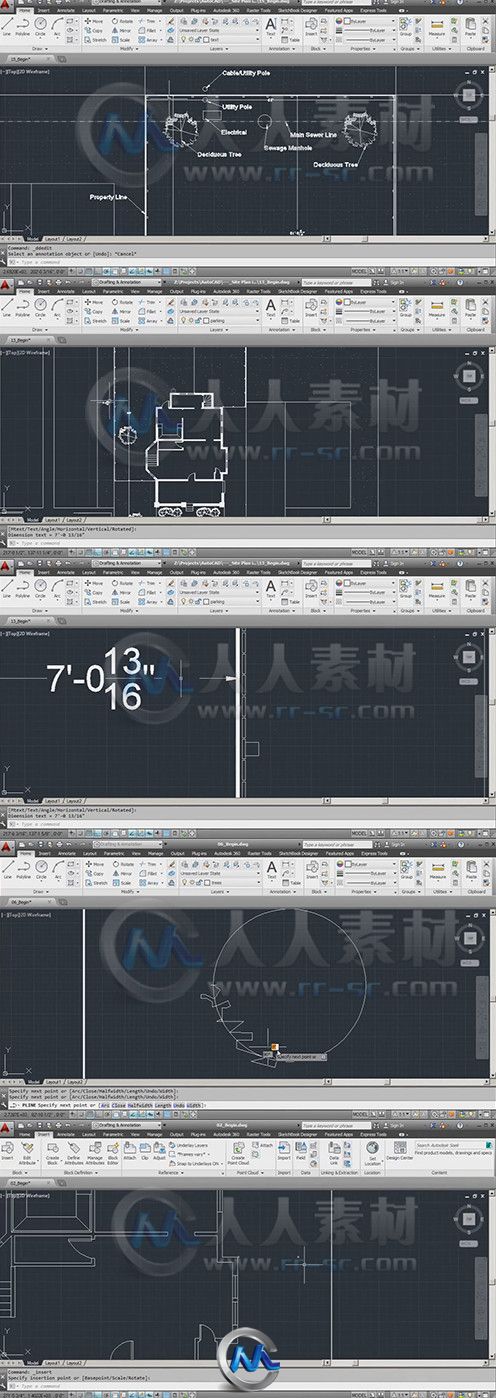 AutoCAD建筑施工图制作视频教程