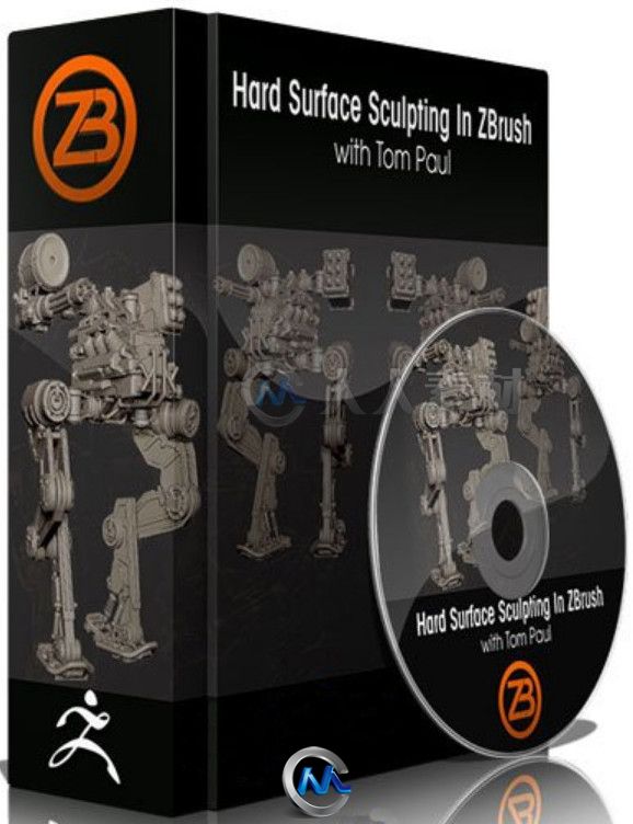 ZBrush机器人硬表面制作训练视频教程