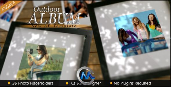 户外桌面生活动画AE模板 Videohive My Outdoor Album 6852904 Project for After E...