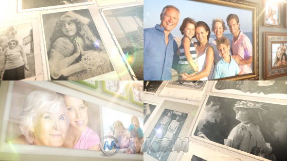 优雅记忆之旅相册动画AE模板 Videohive Memory Journey 7035297 Project for After...