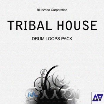 循环节奏电子乐合辑 Bluezone Corporation Tribal House Drum Loops AiFF WAV