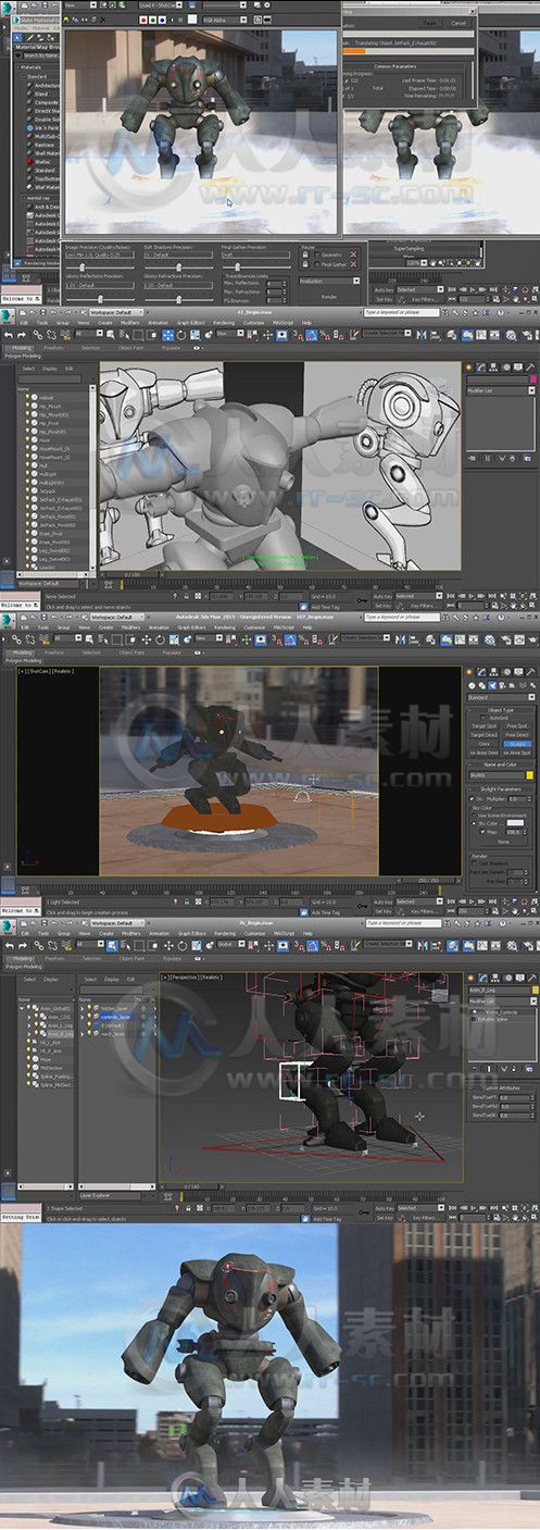 3dsMax 2015基础核心训练视频教程 Digital-Tutors Introduction to 3ds Max 2015