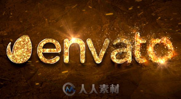 炙热烈焰Logo演绎动画AE模板 Videohive Fire Gold Logo 6714723 Project for After...