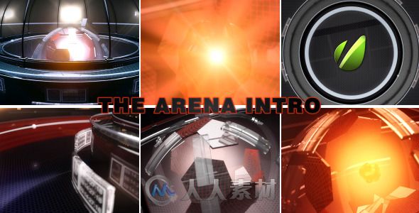 科技科幻Logo演绎动画AE模板 Videohive The Arena Intro 4202104 Project for Afte...