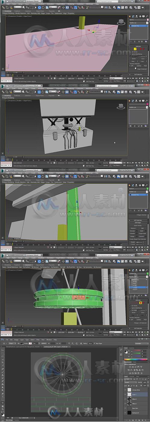 UE4与3dsmax科幻横版游戏制作训练视频教程第一季 3DMotive Building a Side-Scroll...