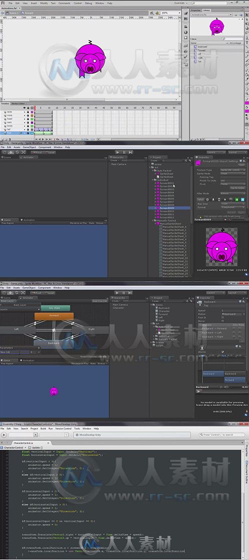 Unity二维游戏工作流程训练视频教程 CGCookie Understanding Sprite Workflow in U...