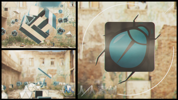 城市标识Logo演绎动画AE模板 Videohive Urban Logo Ident 7241311 Project for Aft...