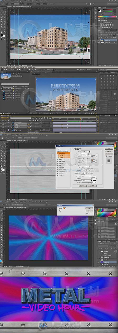 AE与PS结合特效制作视频教程 Digital-Tutors Creating Robust After Effects Compo...