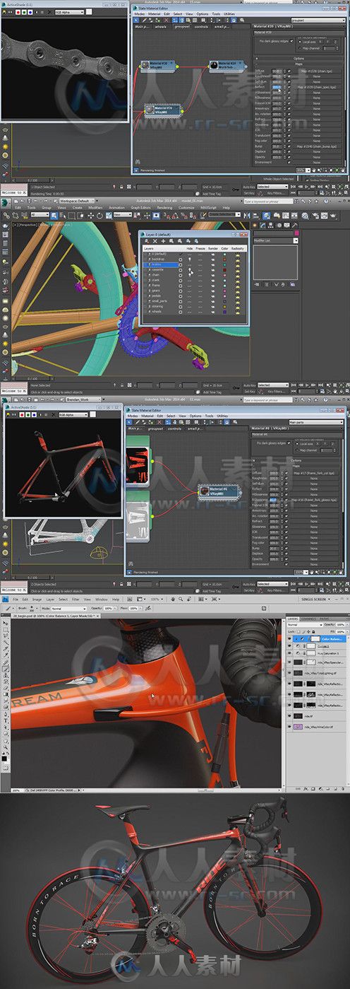 3dsMax与V-ray产品级高分辨率渲染技术视频教程 Digital-Tutors Creating High Reso...