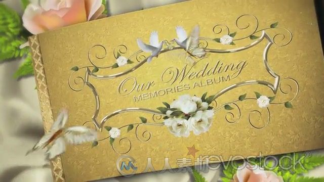 宝贵婚礼相册动画AE模板 RevoStock Our Precious Wedding Album 412783 Project fo...