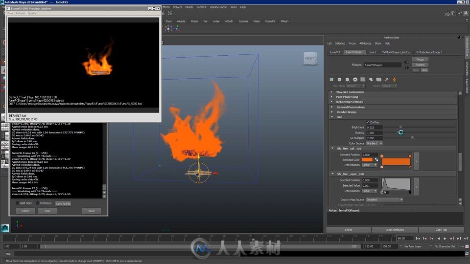 maya插件FumeFX 火焰特效教程 - Maya FumeFX Genesis
