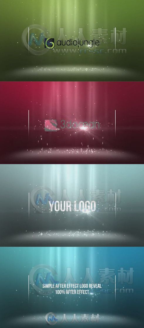 深度粒子Logo演绎动画AE模板 Videohive Deep Logo Reveal 6315761 Project for Aft...