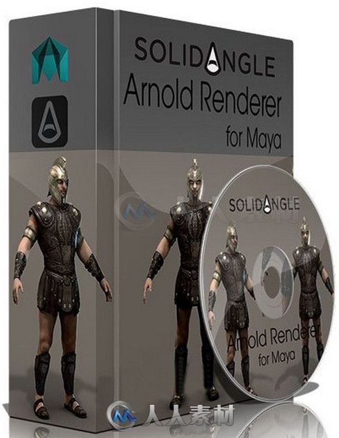 Arnold光线特效渲染Maya插件V1.1.0.4版 SolidAngle Maya To Arnold MtoA 1.1.0.4 f...