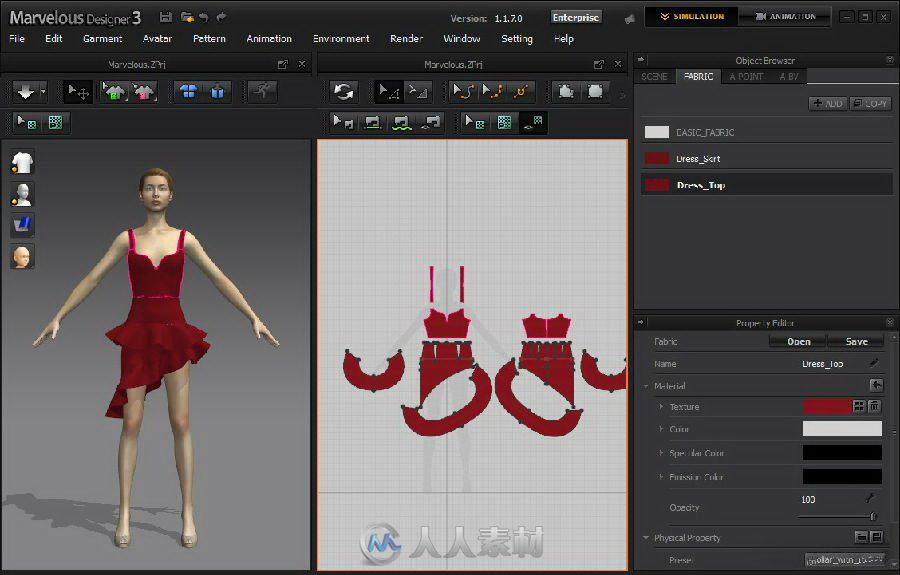 Marvelous Designer三维服装设计软件3V1.3.20.0版