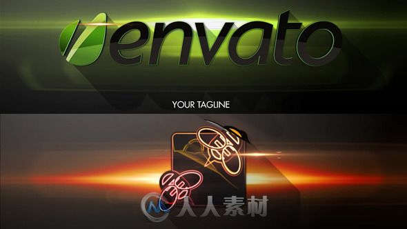 多层重叠Logo演绎动画AE模板 Videohive Multilayer Logo Reveal 8634647 Project f...