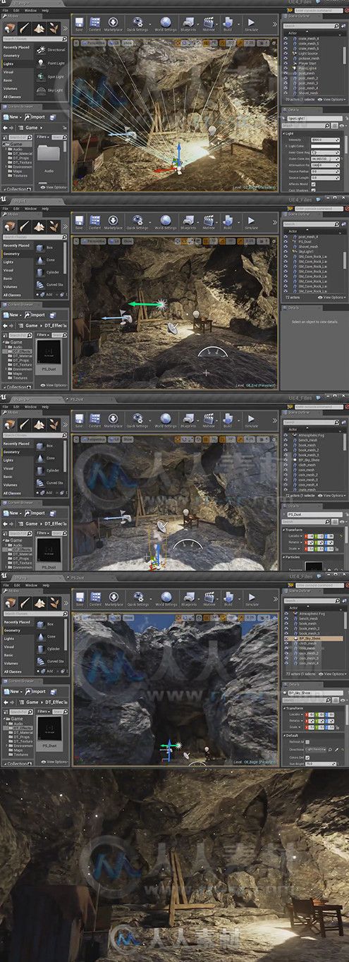 Unreal Engine 4虚幻游戏引擎快速入门训练视频教程第二季 Digital Tutors Quick St...