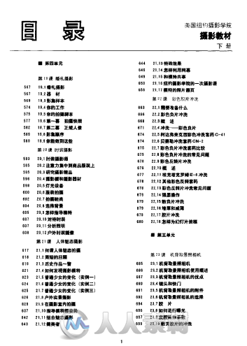 美国纽约摄影学院摄影教材