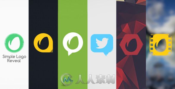 简洁滴墨Logo演绎动画AE模板 Videohive Simple Logo Reveal 8101817 Project for A...