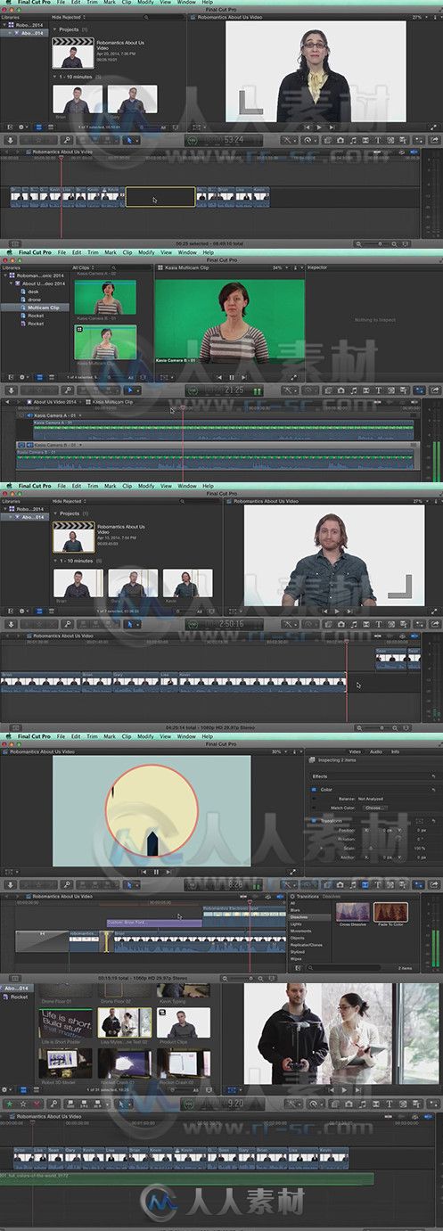 Final Cut Pro X专业级剪辑基础训练视频教程 Digital-Tutors Learning the Fundame...