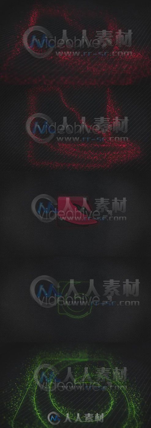 超强粒子渐现Logo演绎动画AE模板 Videohive Particles Trace Reveal 5104731 Proje...