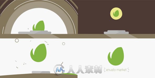 简洁卡通风格Logo演绎动画AE模板 Videohive Elegant Logo 8916206 Project for Aft...