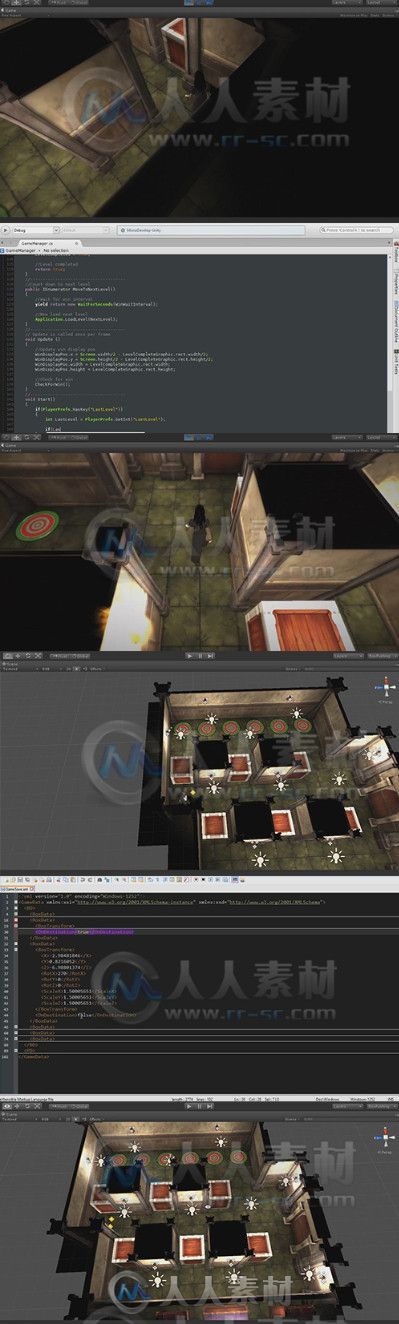 Unity三维迷宫游戏制作视频教程第五季 3DMotive Creating a Puzzle Game in Unity ...