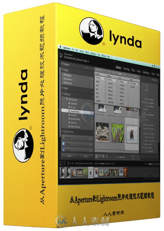 从Aperture到Lightroom照片处理技术视频教程 Lynda Migrating from Aperture to Li...