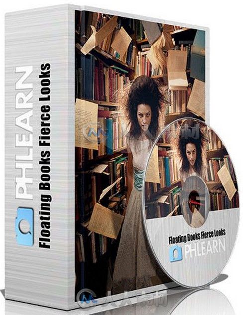 Photoshop魔法书籍合成特效技术视频教程 Phlearn Pro Floating Books Fierce Looks