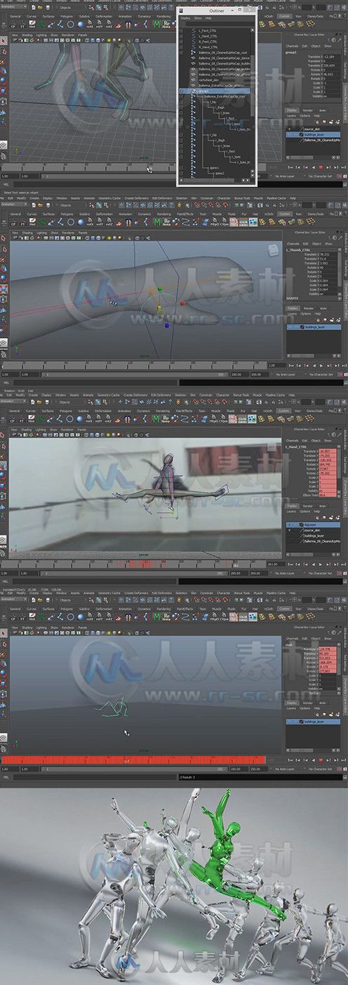 Maya动作捕捉关键帧技术视频教程 Digital-Tutors Adding Keyframe Animation to Mo...