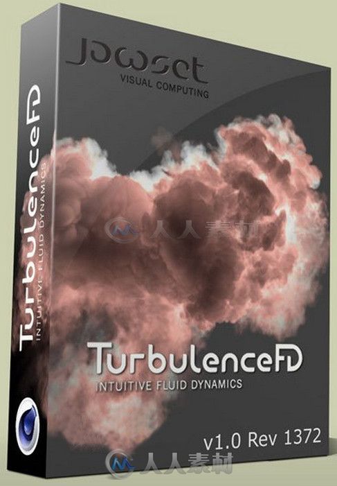 TurbulenceFD流体粒子模拟特效C4D插件V1.0 1372版 Jawset TurbulenceFD v1.0 Rev13...