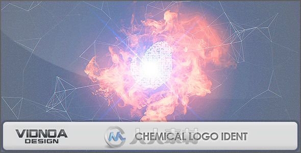 化学反应Logo演绎动画AE模板 Videohive Chemical Logo Ident 9099361