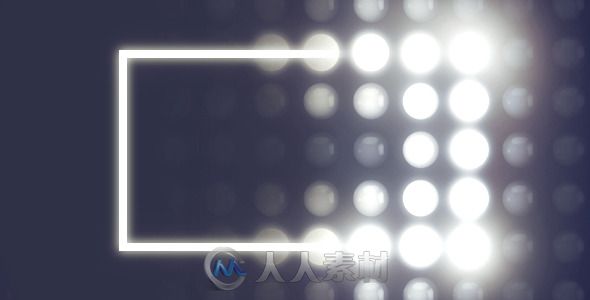 超炫LED光源动画背景与字幕AE模板 Videohive Animated Lights Kit 9119091