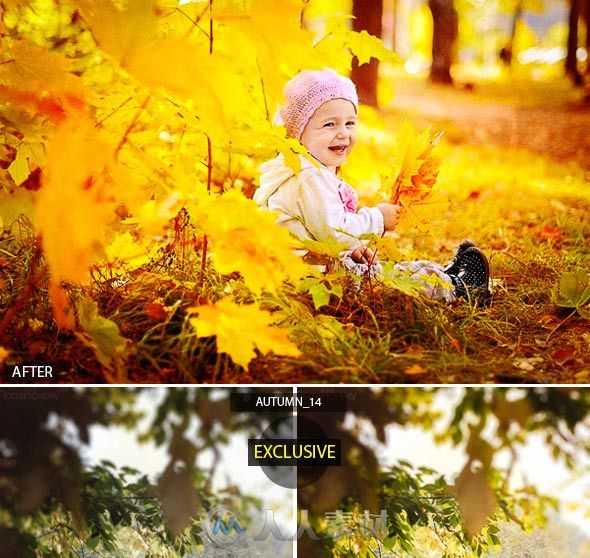 专业时尚调色预设LRTemplate模板graphicriver-9068619-17-hq-autumn-presets