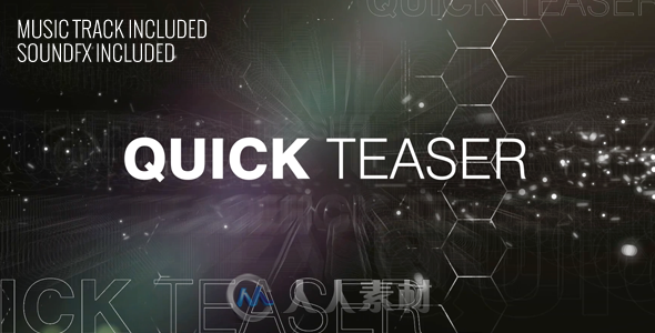 多重幻象动画AE模板 Videohive Quick Teaser 9052951