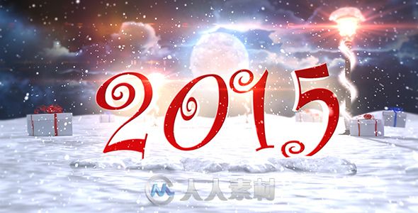 神奇圣诞夜相册动画AE模板 Videohive Magic Christmas Eve 9338861